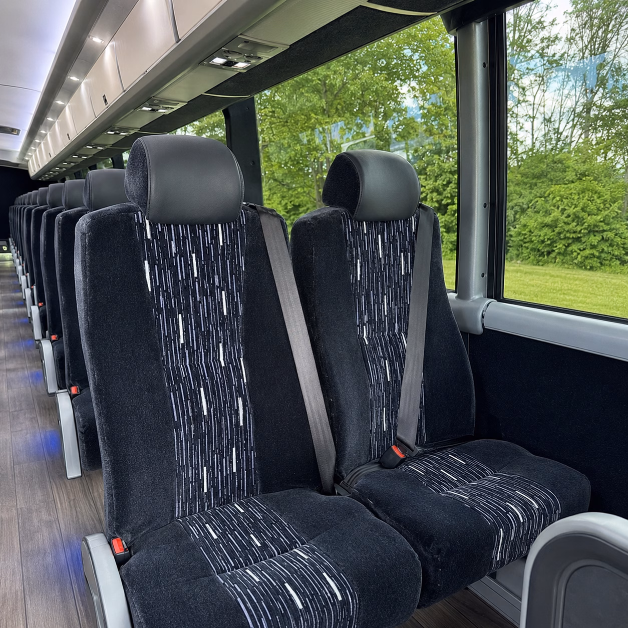 ontario charter bus rental inside